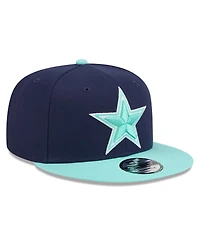New Era Big Boys and Girls Navy/Light Blue Dallas Cowboys Two-Tone Color Pack 9FIFTY Snapback Hat