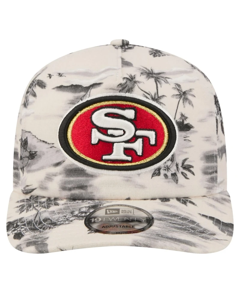 New Era Men's White San Francisco 49ers Tropics 19TWENTY Adjustable Hat