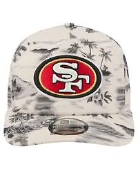 New Era Men's White San Francisco 49ers Tropics 19TWENTY Adjustable Hat