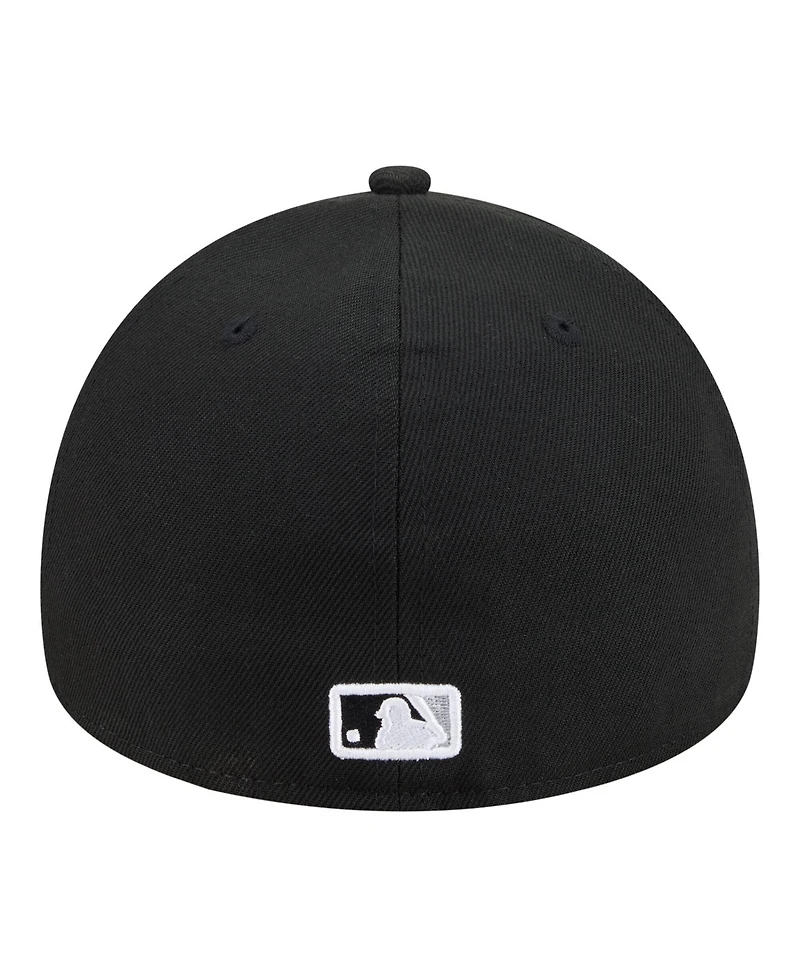 New Era Men's Black Chicago White Sox A-Frame 59FORTY Fitted Hat