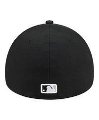 New Era Men's Black Chicago White Sox A-Frame 59FORTY Fitted Hat