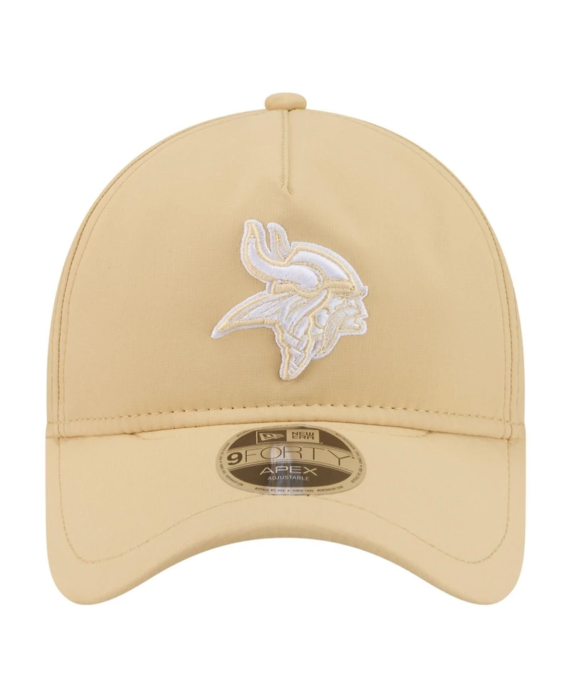 New Era Men's Tan Minnesota Vikings Apex 9FORTY Adjustable Hat