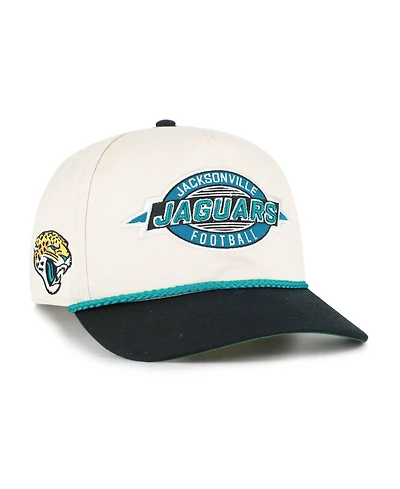 '47 Brand Men's Natural Jacksonville Jaguars Frame Out Two Tone Hitch Adjustable Hat
