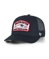 47 Brand Men's Navy New England Patriots Roadway Adjustable Trucker Hat