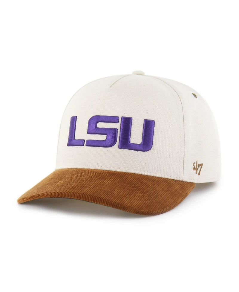 Carhartt x '47 Brand Men's Natural/Brown Lsu Tigers Undyed Relaxed Hitch Adjustable Hat