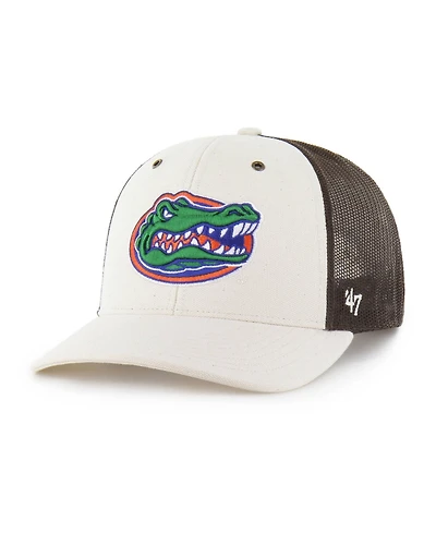 Carhartt x '47 Brand Men's Natural/Brown Florida Gators Undyed Trucker Adjustable Hat