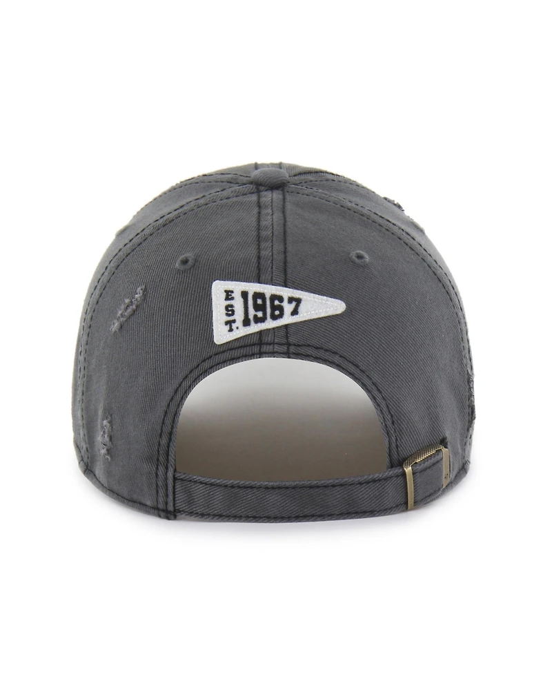 '47 Brand Men's Charcoal New Orleans Saints Seymoore Clean Up Adjustable Hat
