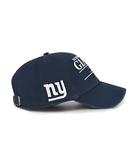 '47 Brand Men's Navy New York Giants Throwback Graphic Clean Up Adjustable Hat