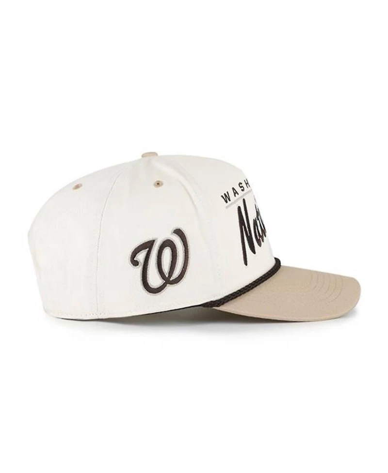 '47 Brand Men's Natural/Tan Washington Nationals Neutral Terrain Hitch Rope Adjustable Hat