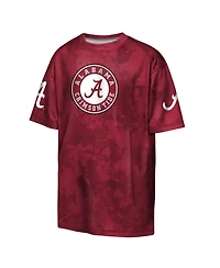 Outerstuff Big Boys and Girls Crimson Alabama Tide Off-Side Sublimated T-Shirt