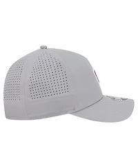New Era Men's Gray Washington Nationals Micro Logo 9FORTY M-Crown A-Frame Adjustable Hat