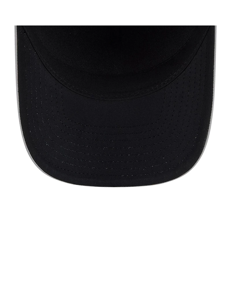New Era Men's Gray Baltimore Orioles Micro Logo 9FORTY M-Crown A-Frame Adjustable Hat