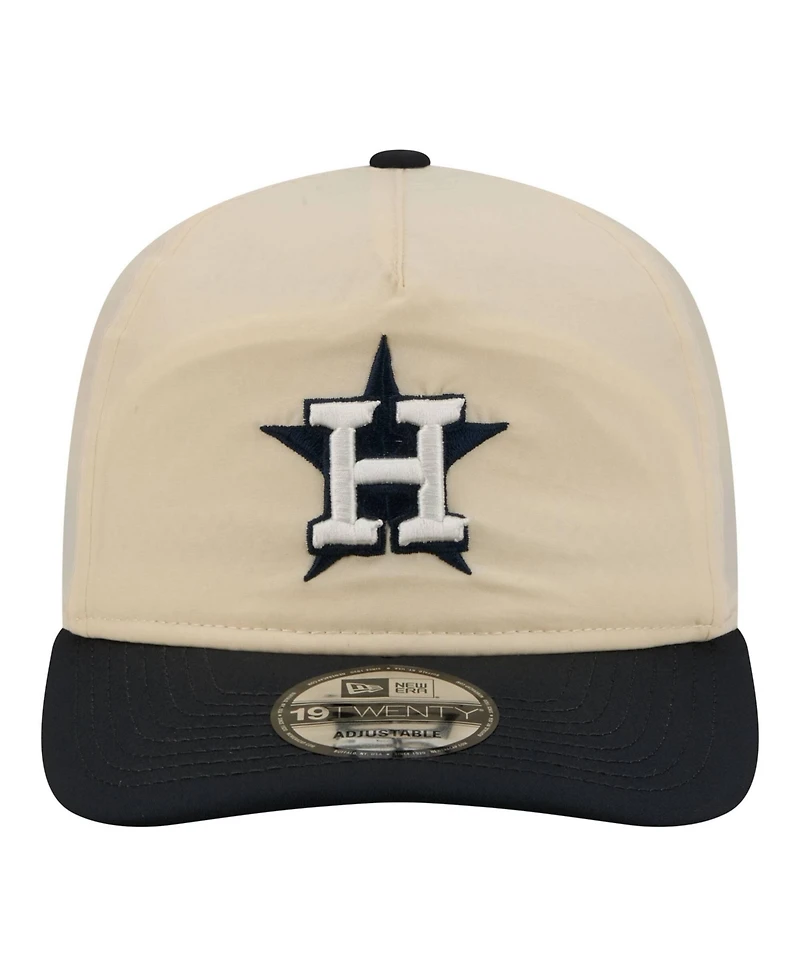 New Era Men's Cream/Navy Houston Astros Everyday 19TWENTY Adjustable Hat