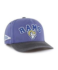 47 Brand Men's Royal Los Angeles Rams Calderwood Well Worn Hitch Adjustable Hat