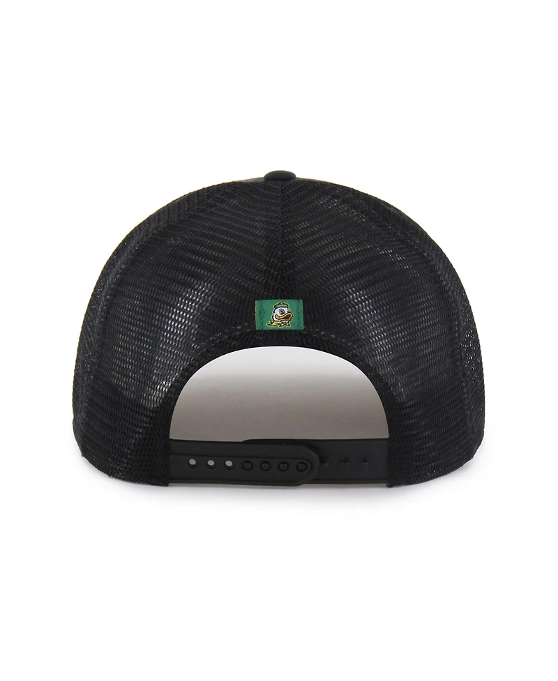 47 Brand Men's and Women's Black Oregon Ducks brr° Condor Mesh Hitch Adjustable Hat