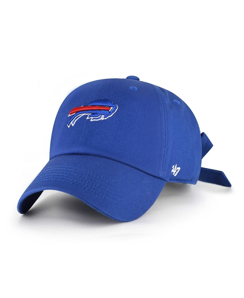 47 Brand Women's Royal Buffalo Bills Bow Back Clean Up Adjustable Hat