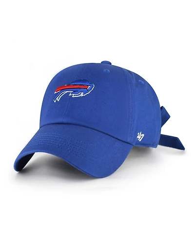 47 Brand Women's Royal Buffalo Bills Bow Back Clean Up Adjustable Hat