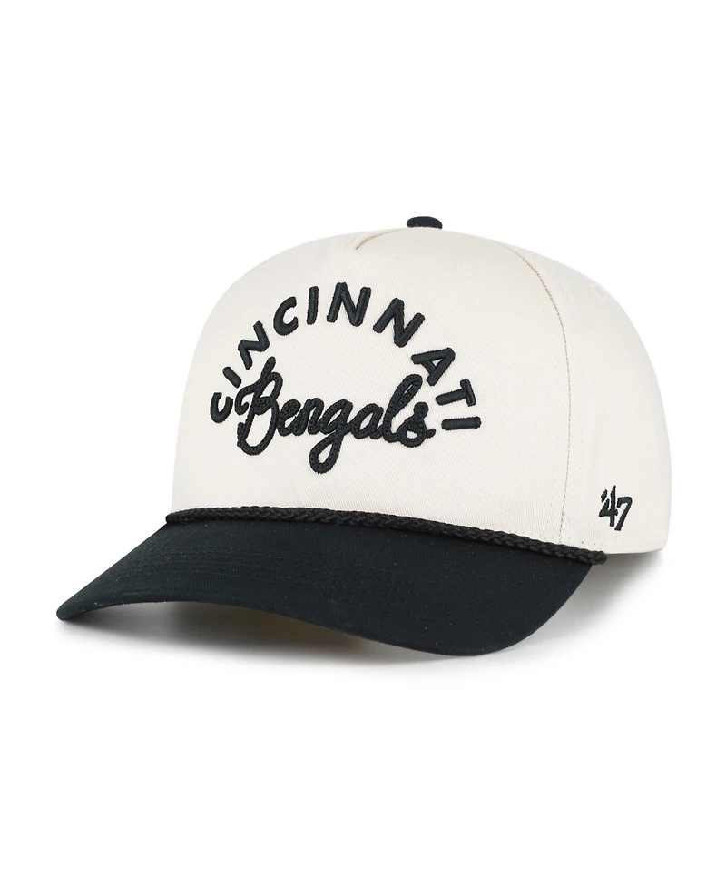 47 Brand Women's Natural Cincinnati Bengals Rope Script Hitch Adjustable Hat