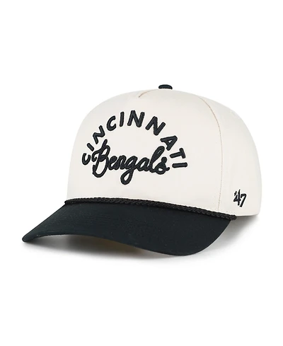 47 Brand Women's Natural Cincinnati Bengals Rope Script Hitch Adjustable Hat
