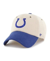 47 Brand Women's Natural/Royal Indianapolis Colts Rope Script Clean Up Adjustable Hat