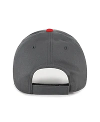 47 Brand Men's Charcoal San Francisco 49ers Split Block Mvp Adjustable Hat