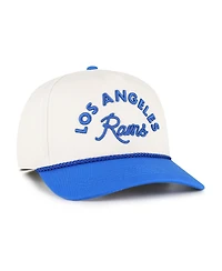 47 Brand Women's Natural Los Angeles Rams Rope Script Hitch Adjustable Hat