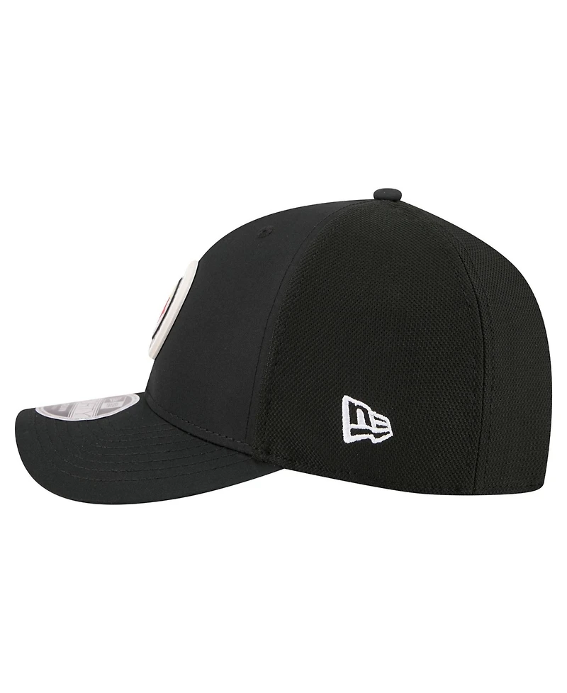 New Era Men's Black Pittsburgh Steelers Floral 9FORTY M-Crown Trucker Adjustable Hat
