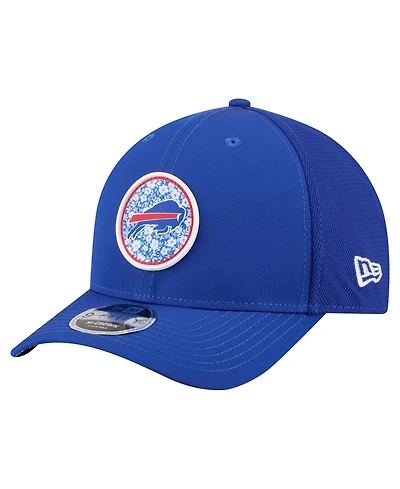New Era Men's Royal Buffalo Bills Floral 9FORTY M-Crown Trucker Adjustable Hat