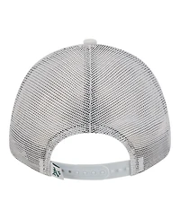 New Era Men's White Athletics Flag 9FORTY Trucker Adjustable Hat