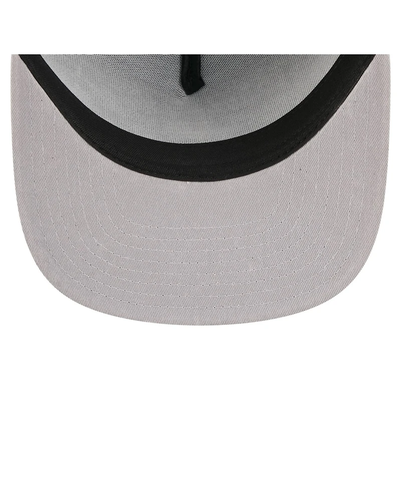 New Era Men's Black Pittsburgh Pirates City Slogan A-Frame 9FIFTY Snapback Hat