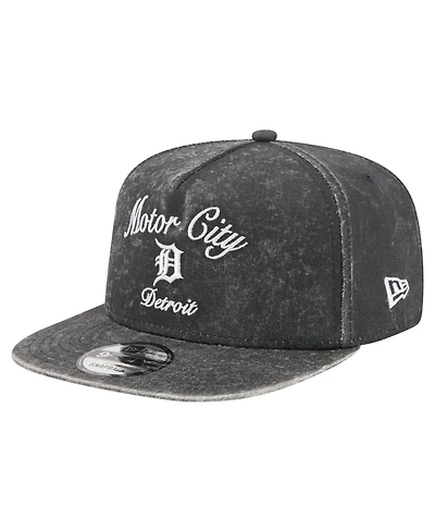 New Era Men's Black Detroit Tigers City Slogan A-Frame 9FIFTY Snapback Hat