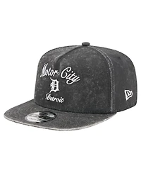 New Era Men's Black Detroit Tigers City Slogan A-Frame 9FIFTY Snapback Hat