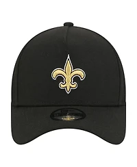 New Era Big Boys and Girls Black New Orleans Saints 9FORTY A-Frame Adjustable Hat