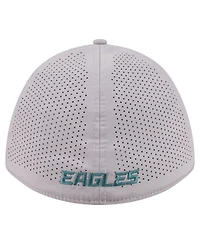 New Era Men's Gray Philadelphia Eagles 39THIRTY M-Crown Flex Fit Hat
