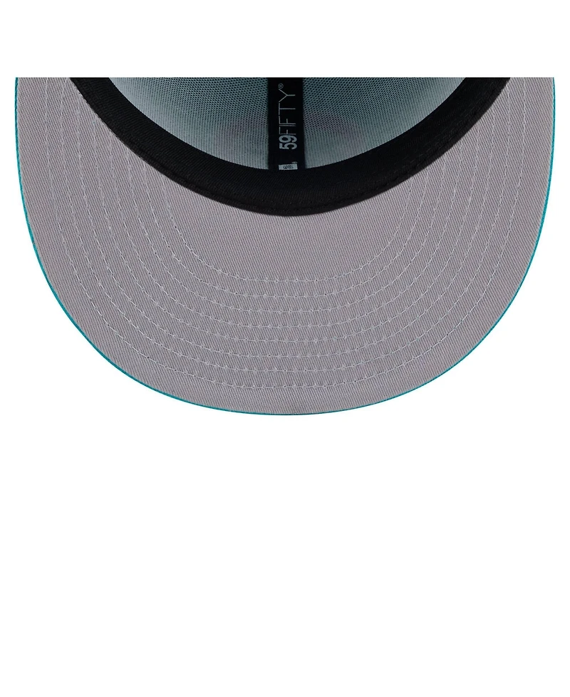New Era Men's Aqua Miami Dolphins 59FIFTY Fitted Hat