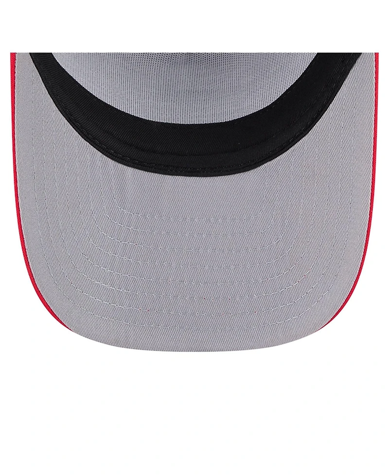 New Era Men's White/Red Kansas City Chiefs Foodie 9FIFTY A-Frame Trucker Snapback Hat