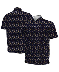 Under Armour Men's Navy Notre Dame Fighting Irish Gameday Armourfuse Polo Shirt