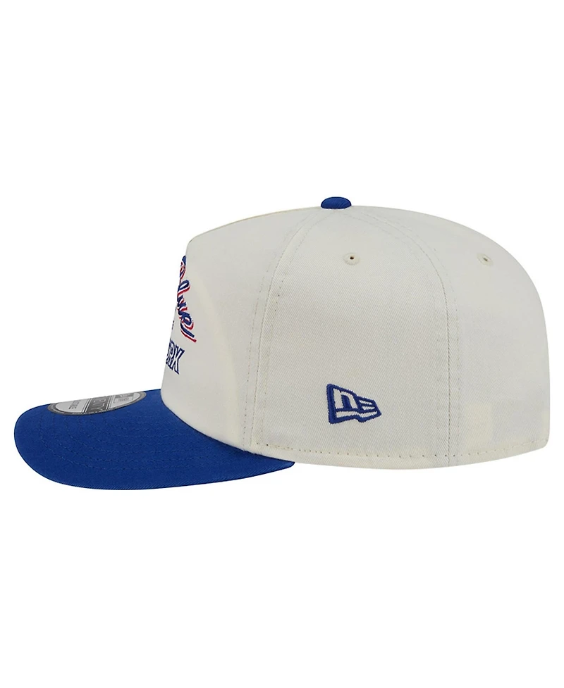 New Era Men's Cream New York Giants Script 19TWENTY Adjustable Hat