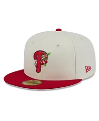New Era Men's White/Red Philadelphia Phillies Blossom 59FIFTY Fitted Hat