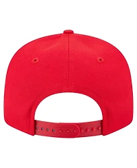 New Era Men's Red Tampa Bay Buccaneers Core Team Script 9FIFTY Snapback Hat
