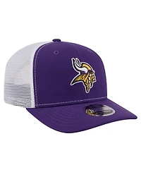 New Era Men's Purple Minnesota Vikings 9SEVENTY Trucker Adjustable Hat