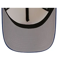 New Era Men's Cream York Mets Chrome A-Frame 59FORTY Fitted Hat
