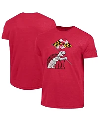 Champion Men's Red Maryland Terrapins Vintage Triumph Tri-Blend T-Shirt
