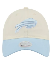 New Era Women's Cream/Coastal Blue Buffalo Bills 9TWENTY Adjustable Hat