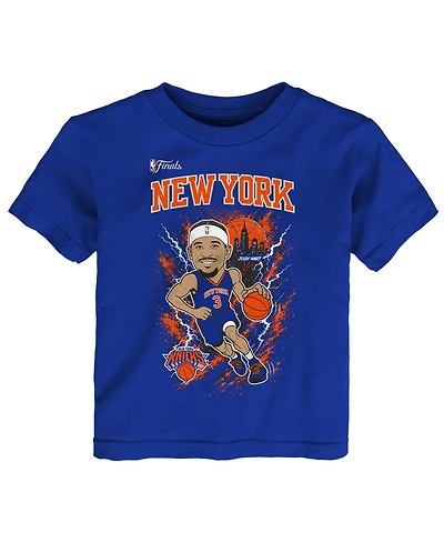 Outerstuff Toddler Josh Hart Blue New York Knicks 2026 Nba Finals Player T-Shirt