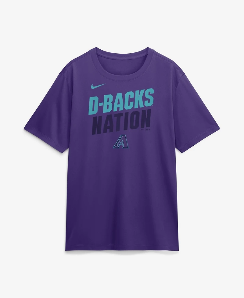 Nike Men's Purple Arizona Diamondbacks 2026 City Connect Team Phrase Script Dri-fit T-Shirt
