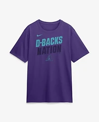 Nike Men's Purple Arizona Diamondbacks 2026 City Connect Team Phrase Script Dri-fit T-Shirt