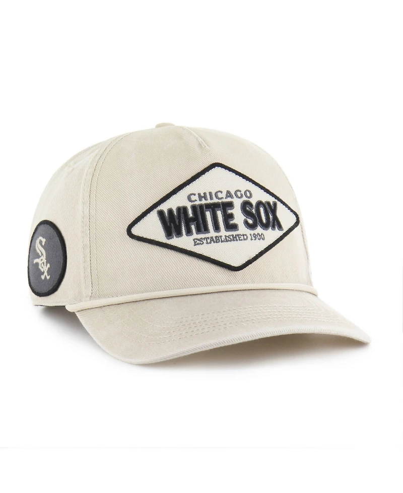 47 Brand Men's Khaki Chicago White Sox Cairn Hitch Adjustable Hat