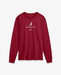 Nike Men's Crimson Alabama Tide 2026 Sideline Dri-fit Long Sleeve T-Shirt