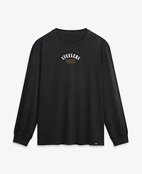 Fanatics Men's Black Pittsburgh Steelers Relaxed Fullback Drive Long Sleeve Fashion Top